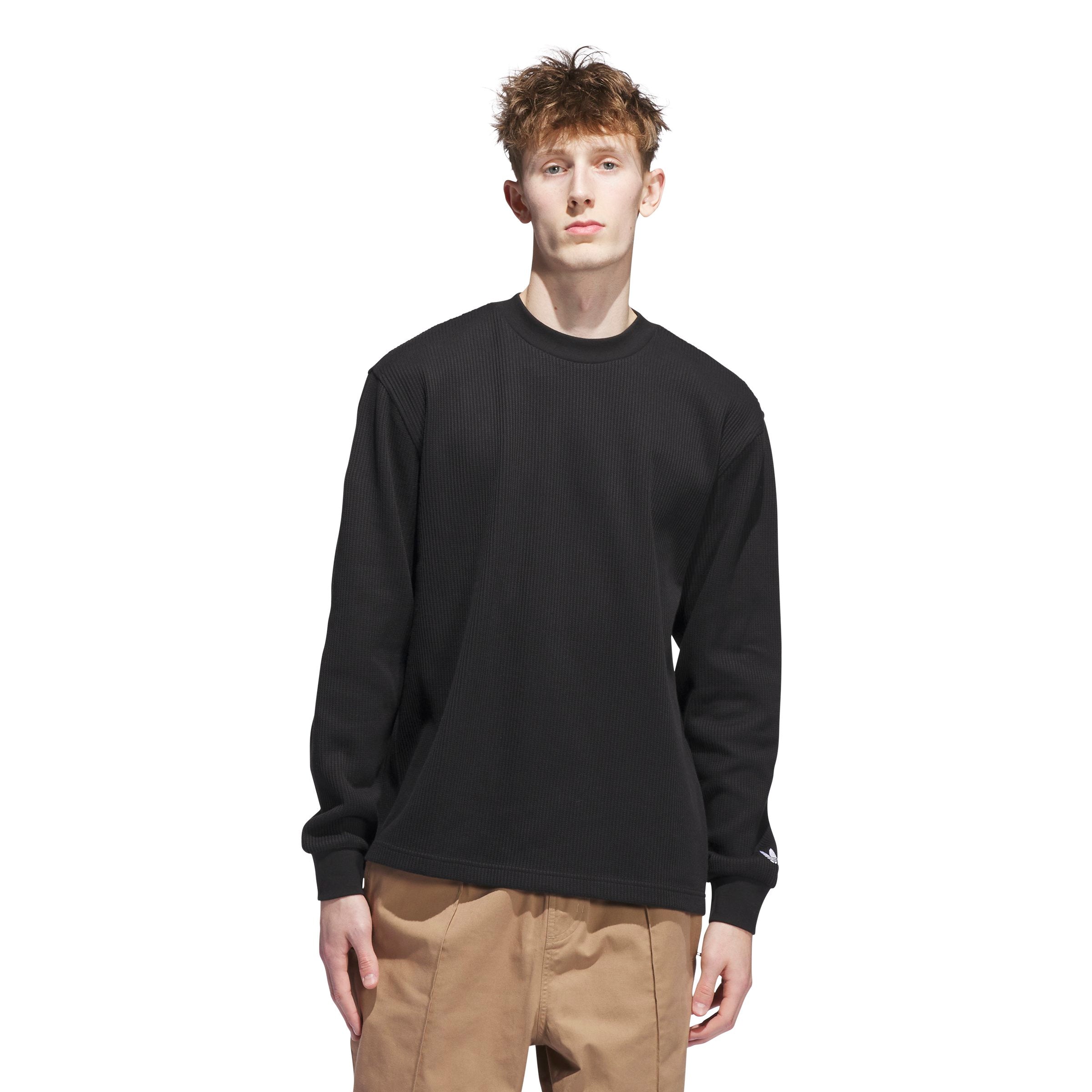 Adidas Skateboarding Waffle Knit Longsleeve Herren Knits Adidas Skateboarding