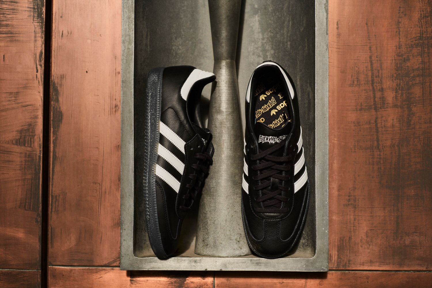 Adidas x Fucking Awesome Samba ADV Skate Schuhe Unisex Skate-Sneakers Adidas Skateboarding