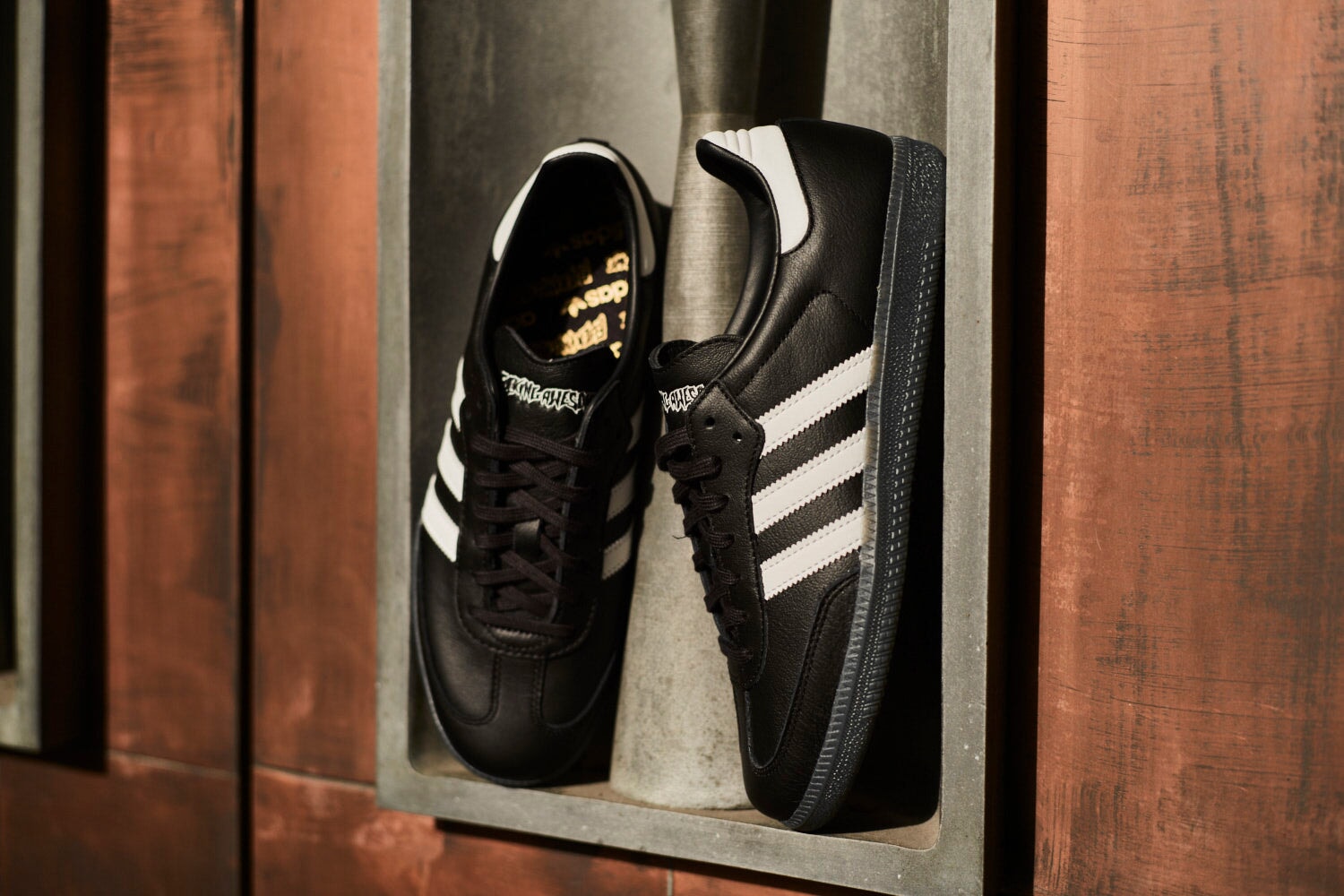 Adidas x Fucking Awesome Samba ADV Skate Schuhe Unisex Skate-Sneakers Adidas Skateboarding