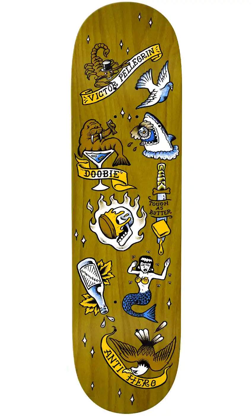 Antihero No Regerts Doobie Deck 8.62 Decks Antihero Skateboards