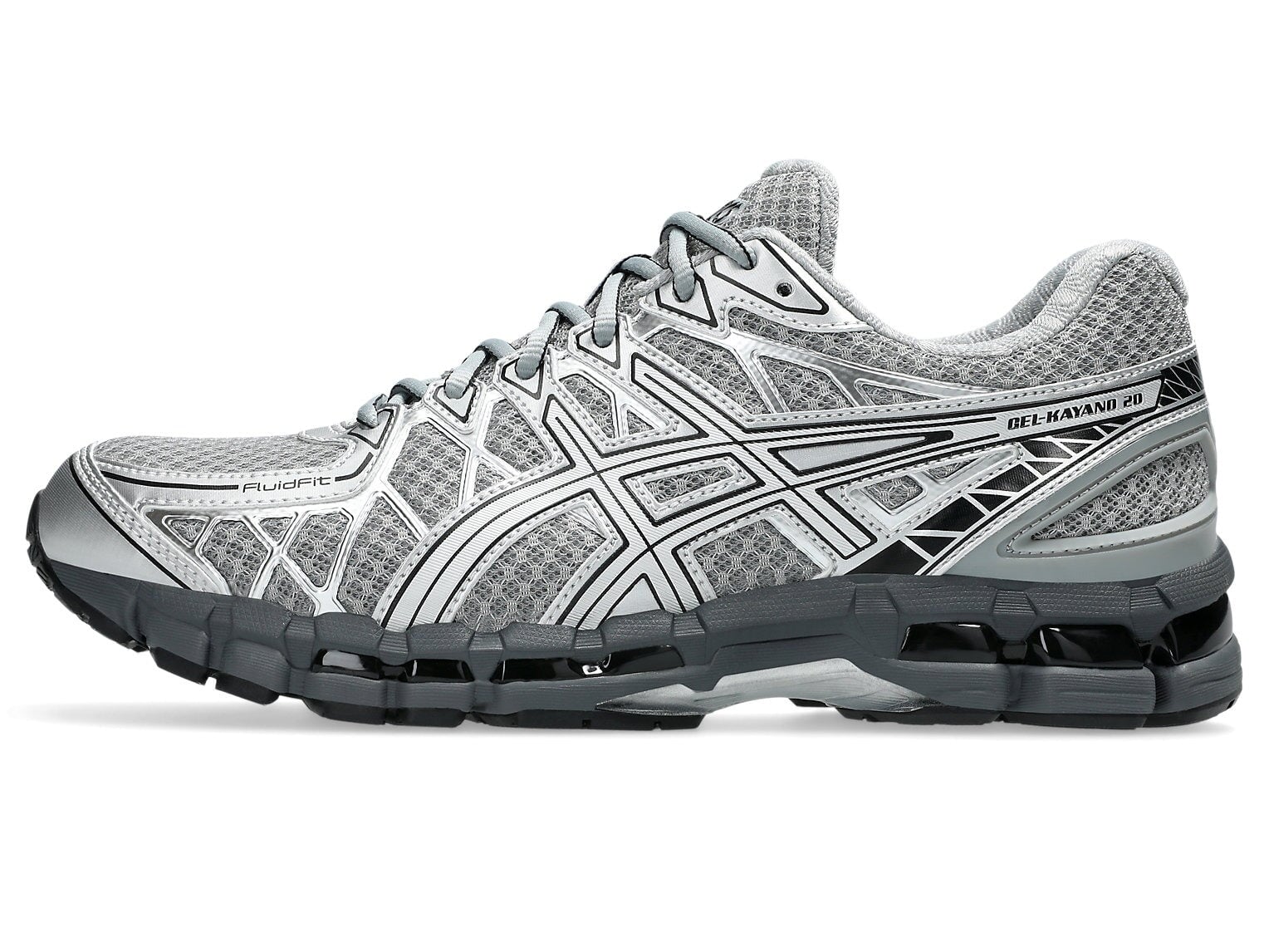Asics GEL-KAYANO 20 Gravel Pure Silver Schuhe Unisex Sneakers Asics
