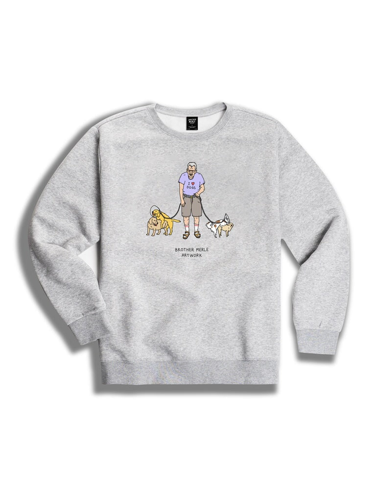 Brother Merle Dog Lover Crewsweater Herren Crewneck Brother Merle
