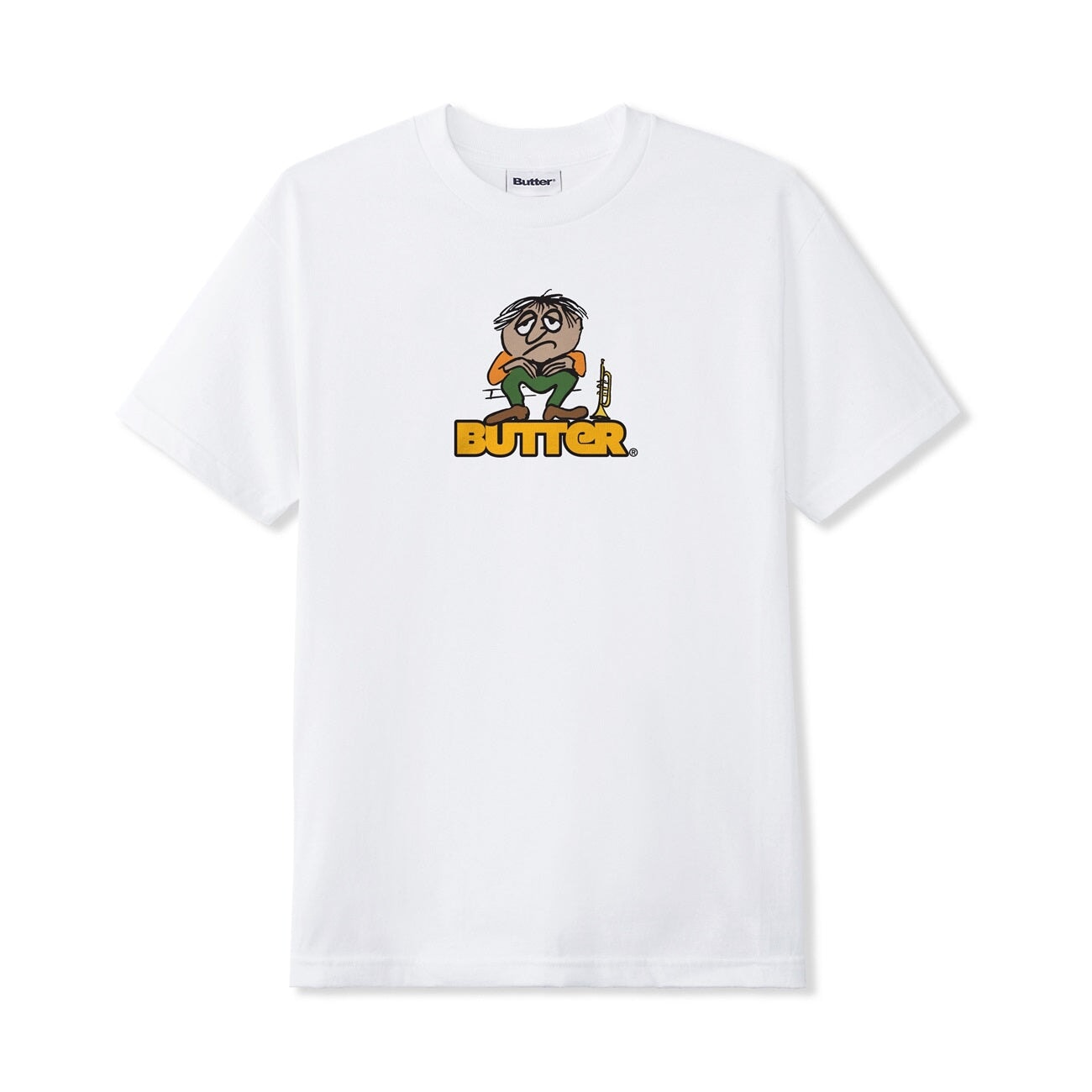 Butter Goods Blues Logo T-Shirt Herren T-Shirt Butter Goods