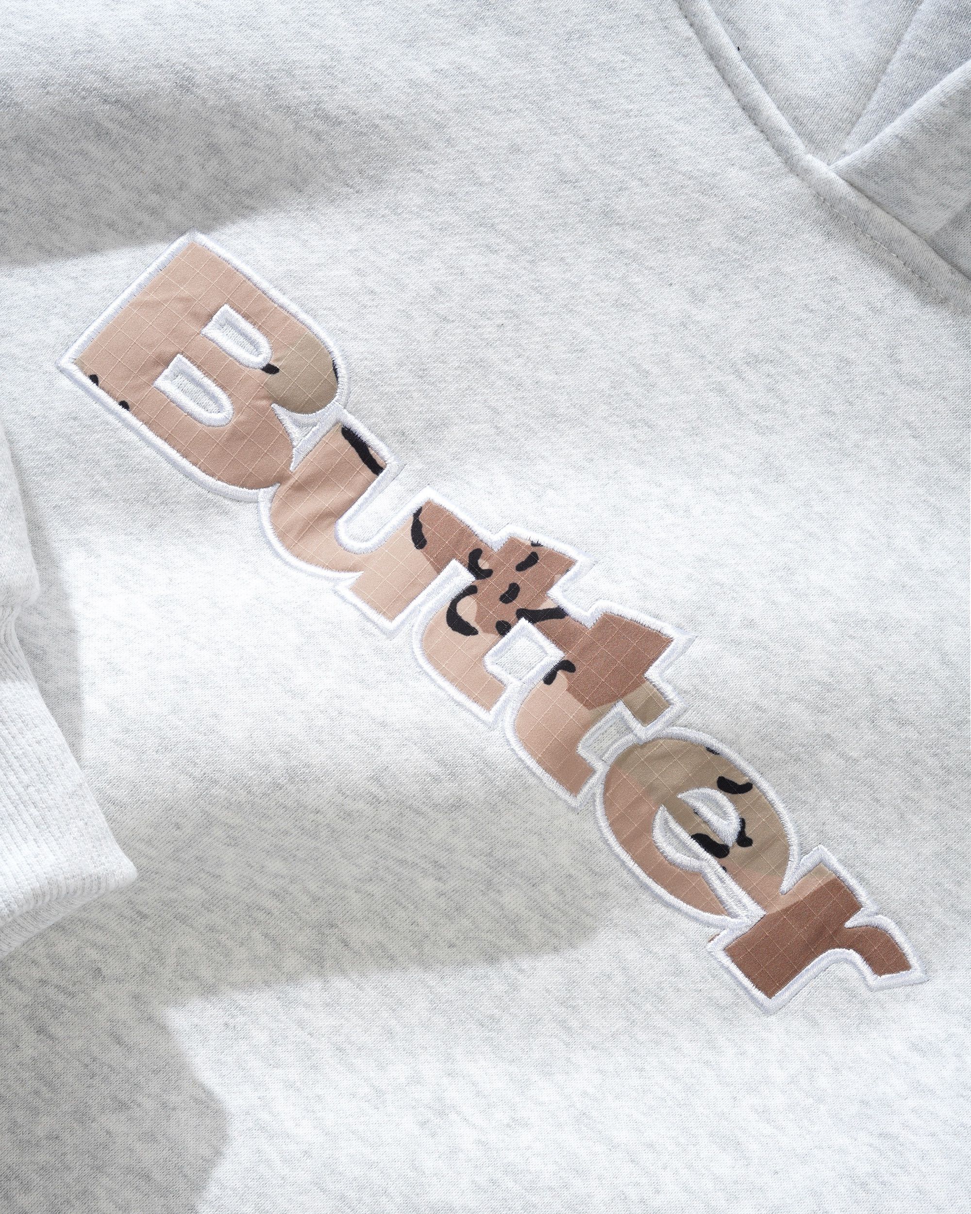 Butter Goods Logo Camo Applique Hoodie Herren Hoodie Butter Goods