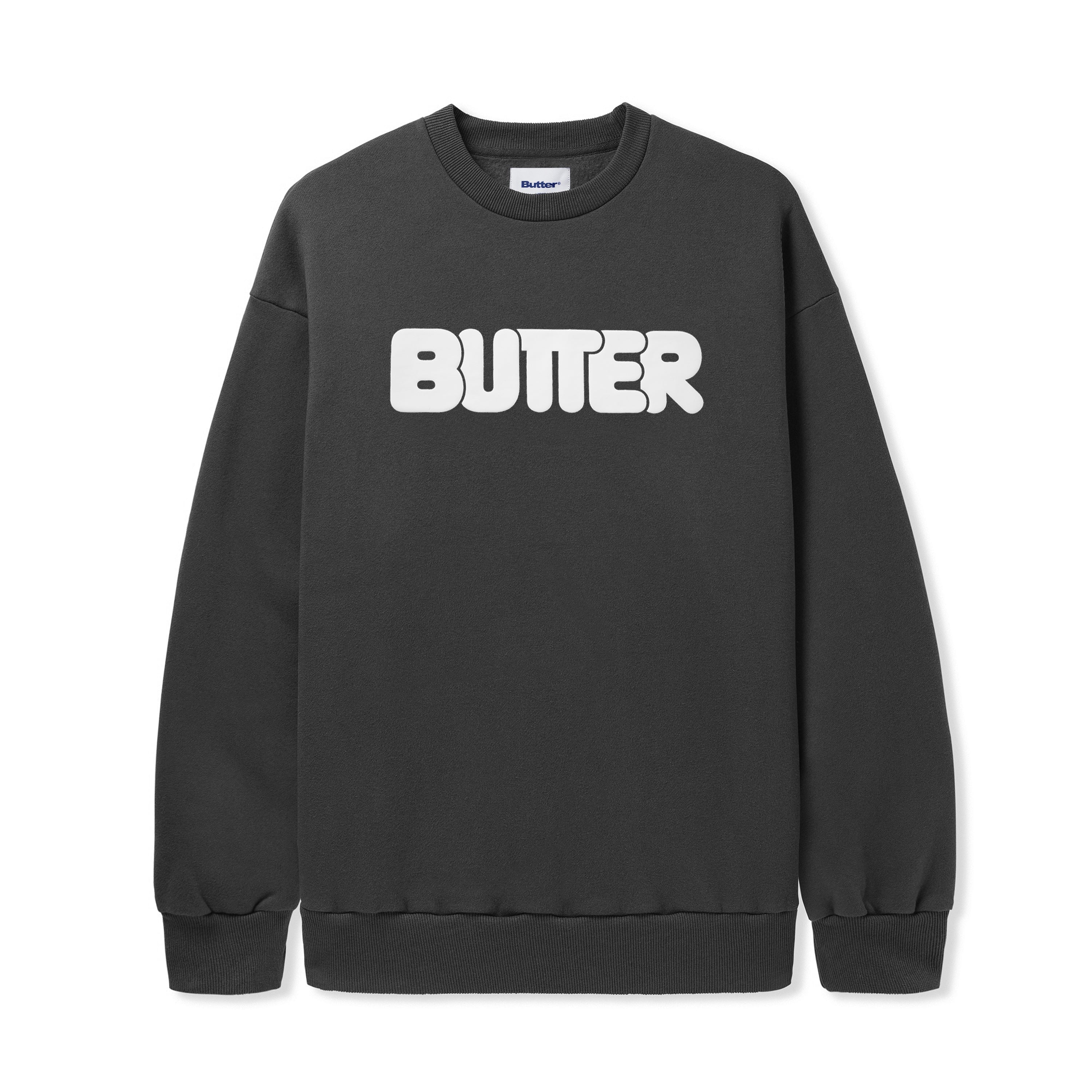 Butter Goods Rounded Logo Crewneck Herren Crewneck Butter Goods