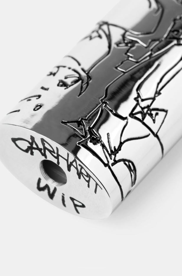 Blinkerfluid BIC Metal Lighter Case Silver Bild 2