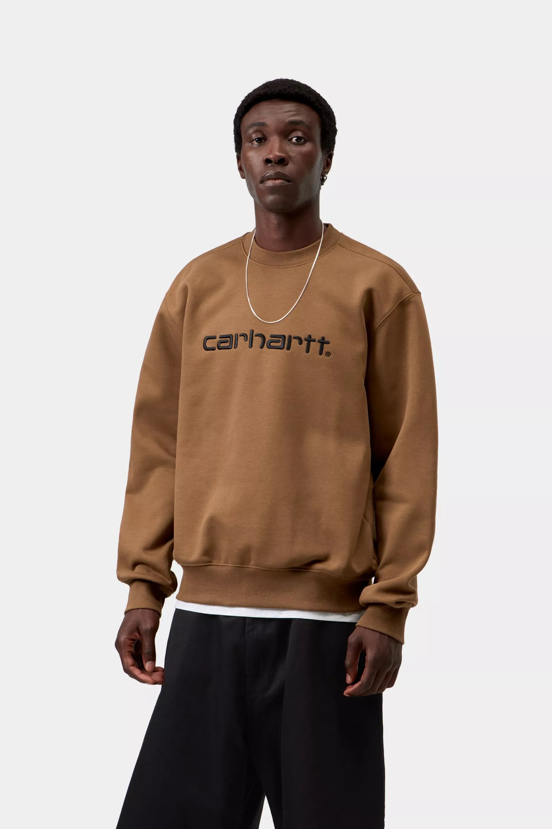 Carhartt Sweat WIP H Brown/Black Bild 1