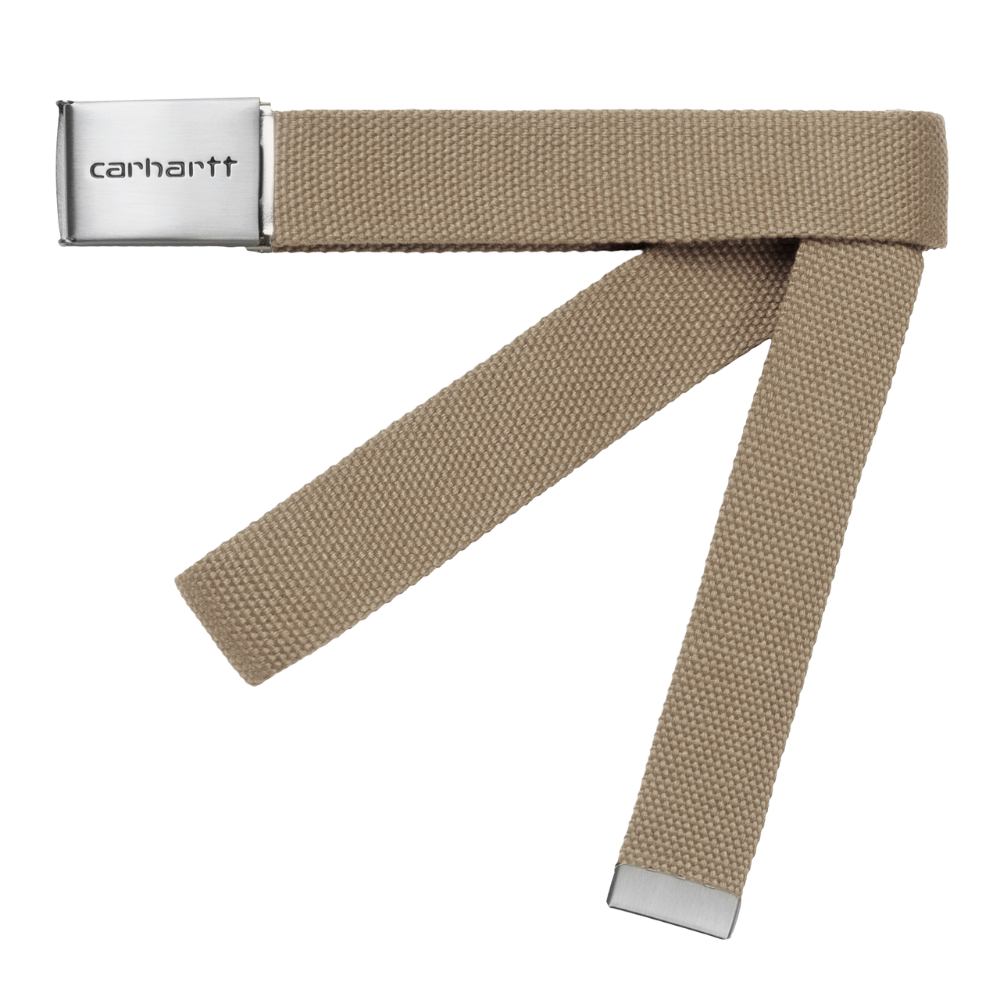 Clip Belt Chrome Leather Bild 2