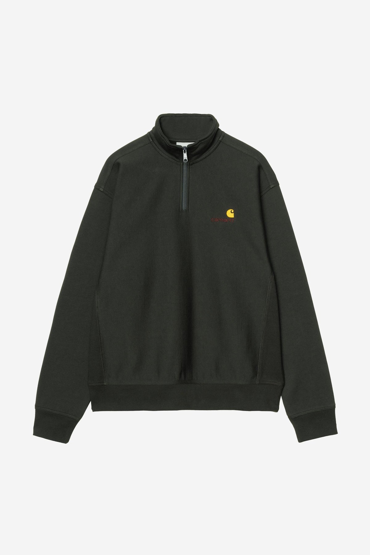 Half Zip American Script Sweat Raven Bild 1