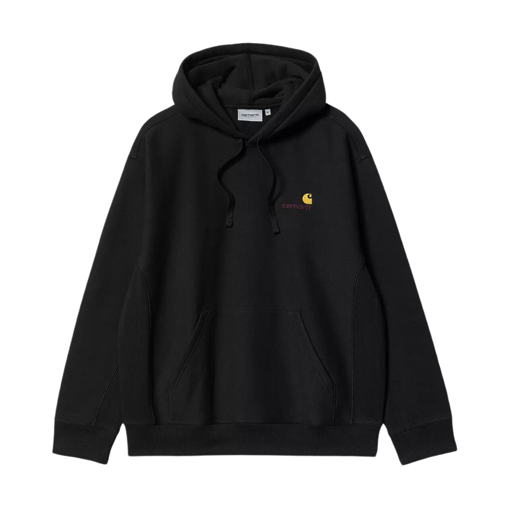 Hooded American Script Sweat Black Bild 2