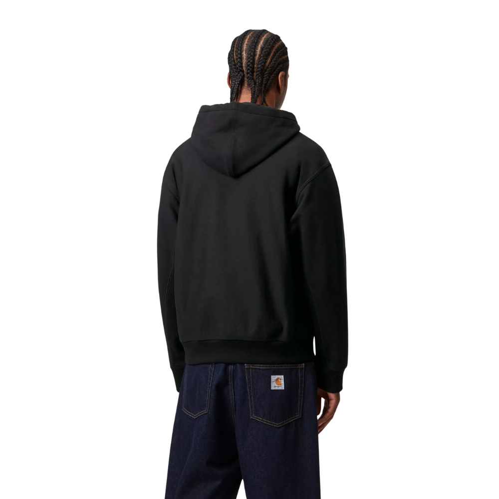 Hooded American Script Sweat Black Bild 6