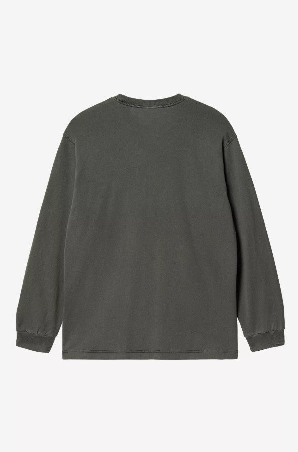 LS Nelson T-Shirt Black Garment Dyed Bild 2