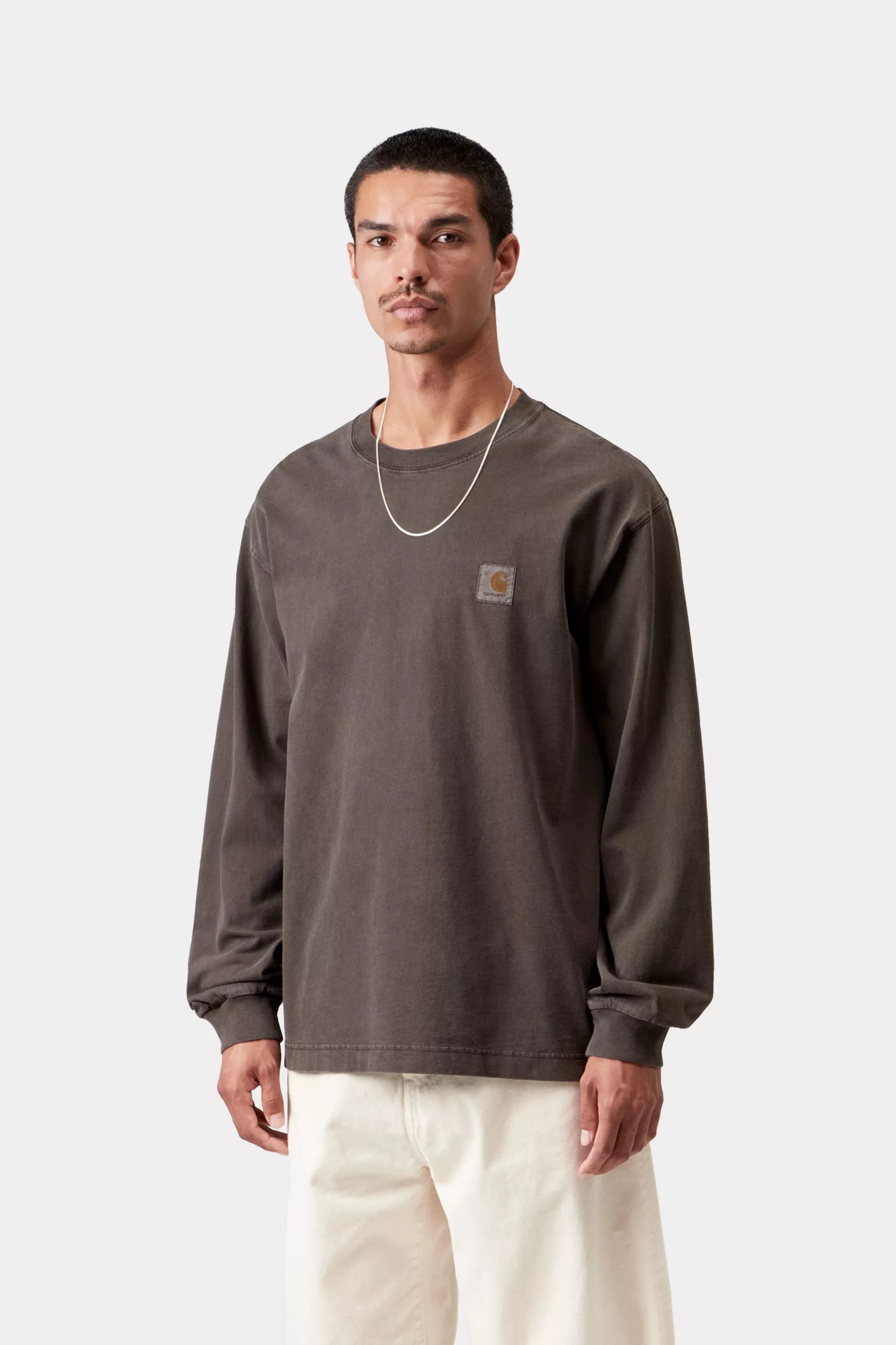 LS Vista T-Shirt Tobacco Garment Dyed Bild 1