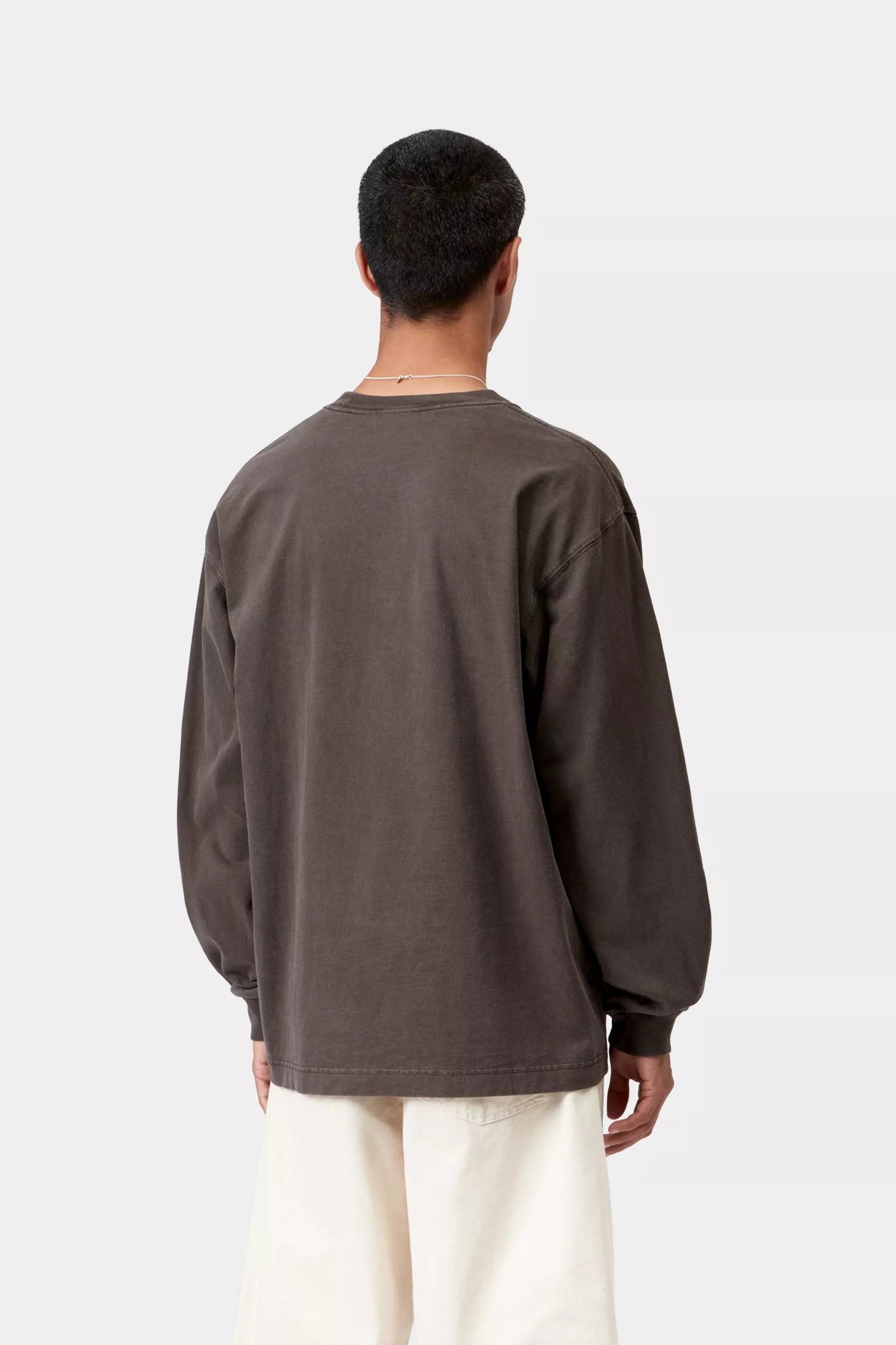 LS Vista T-Shirt Tobacco Garment Dyed Bild 2