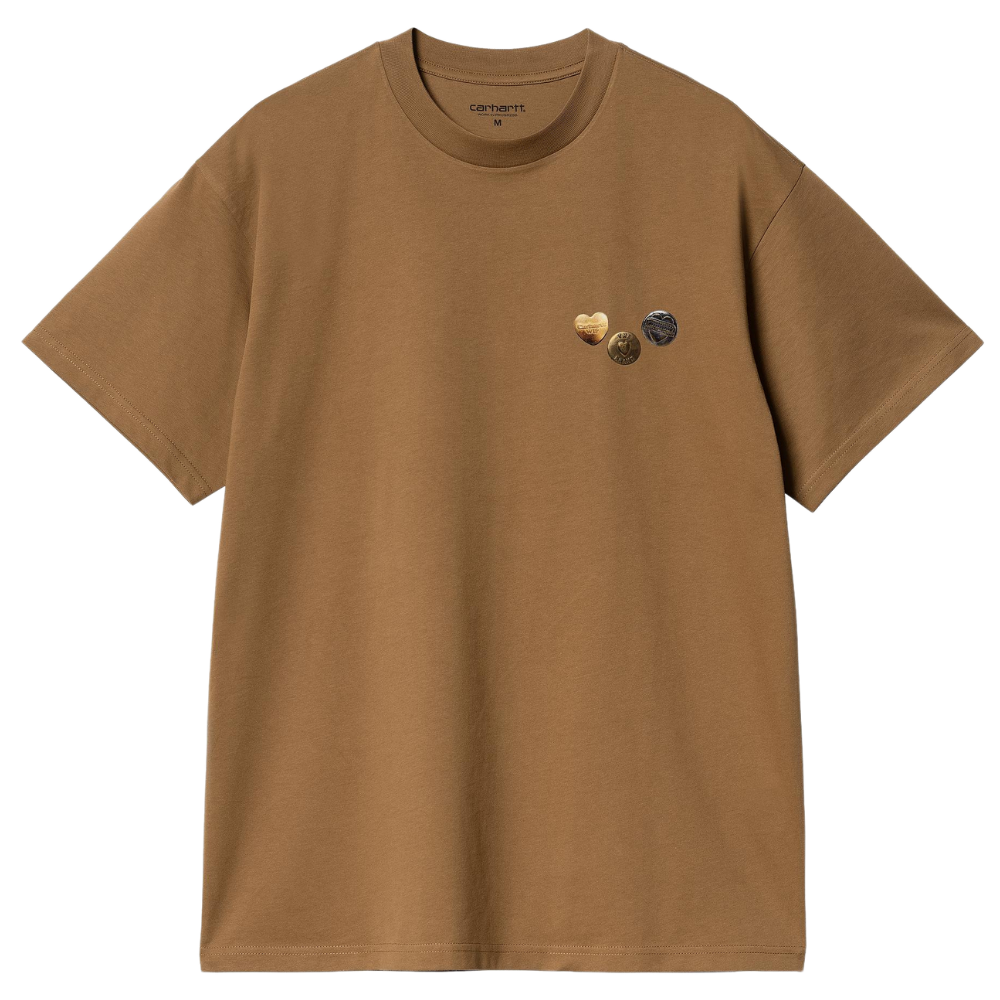 S/S Button T-Shirt Hamilton Brown Bild 1