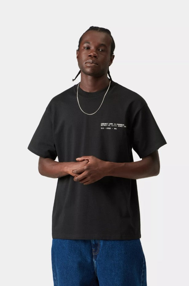 SS Feather Progress T-Shirt Black Bild 3
