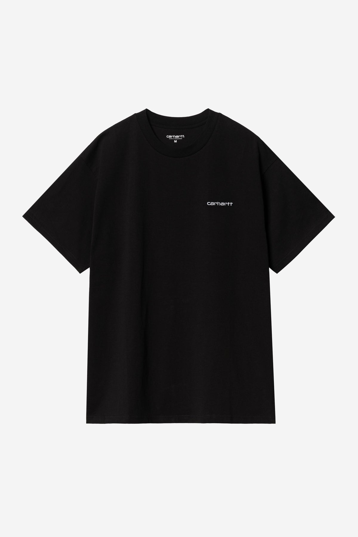 SS Script Embroidery T-Shirt Black/White Bild 1