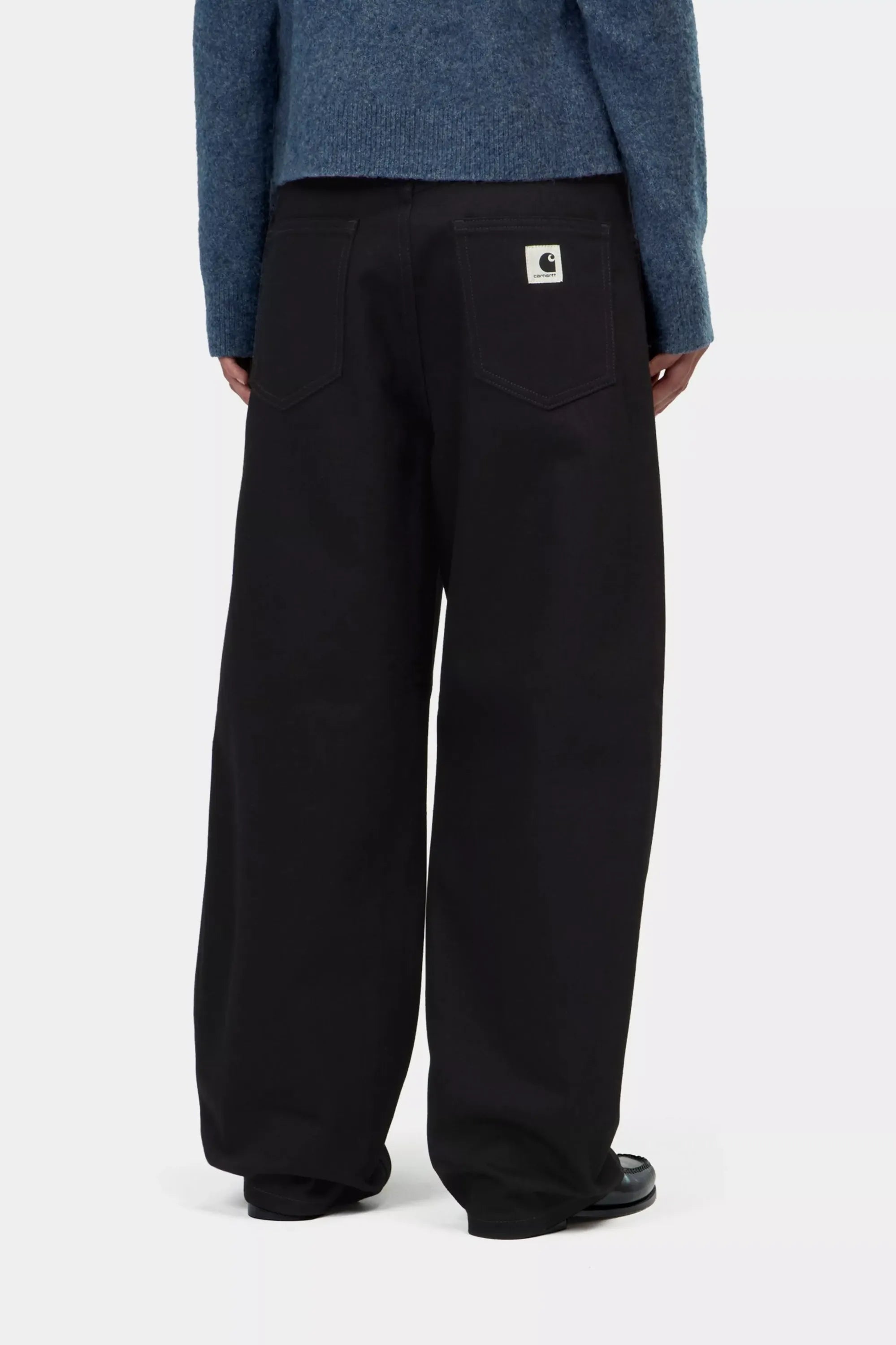 W Brandon Pant Black Rigid Bild 3