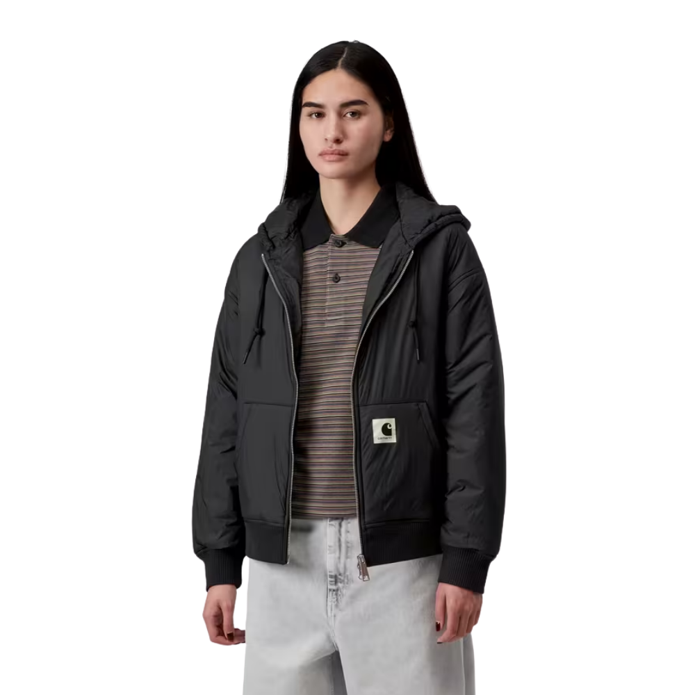 W Hooded Gadd Jacket Black Bild 1