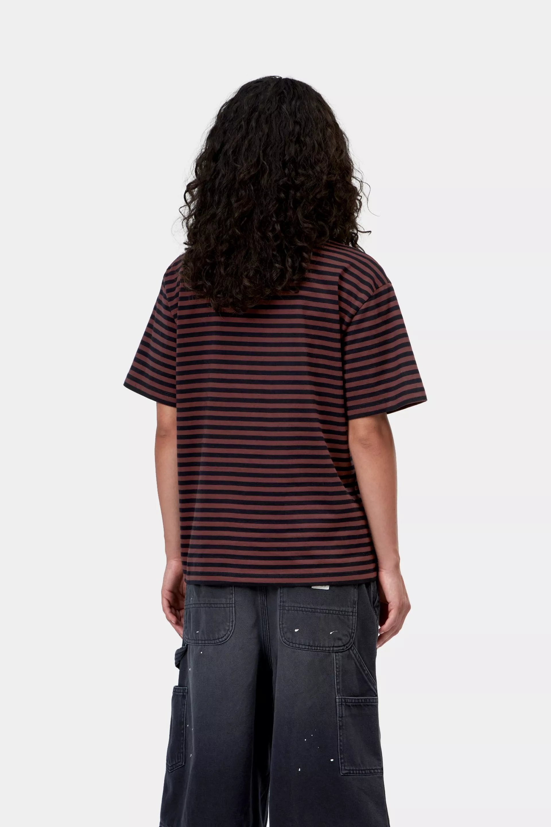 W SS Essy T-Shirt Essy Stripe Black/Am Bild 2