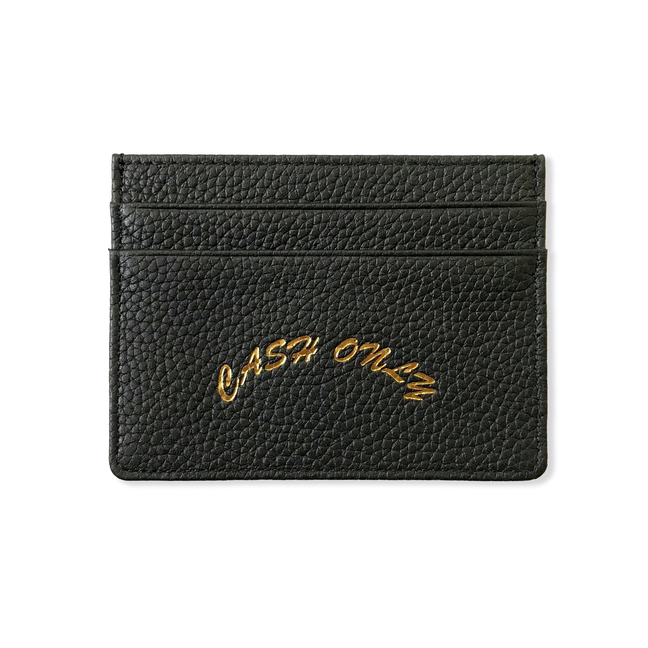 Cash Only Leather Cardholder Geldbörsen Cash Only