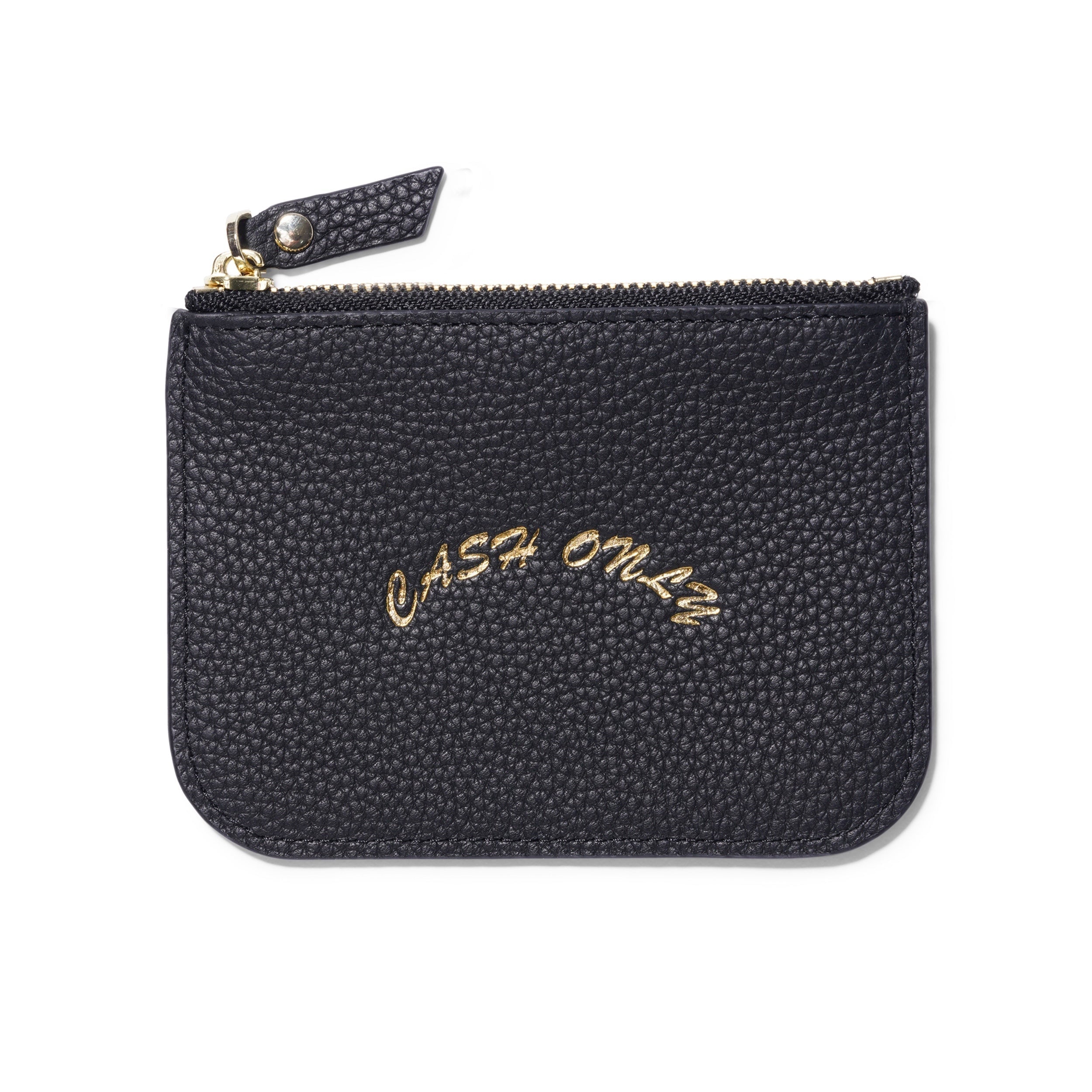 Cash Only Leather Zip Wallet Geldbörsen Cash Only