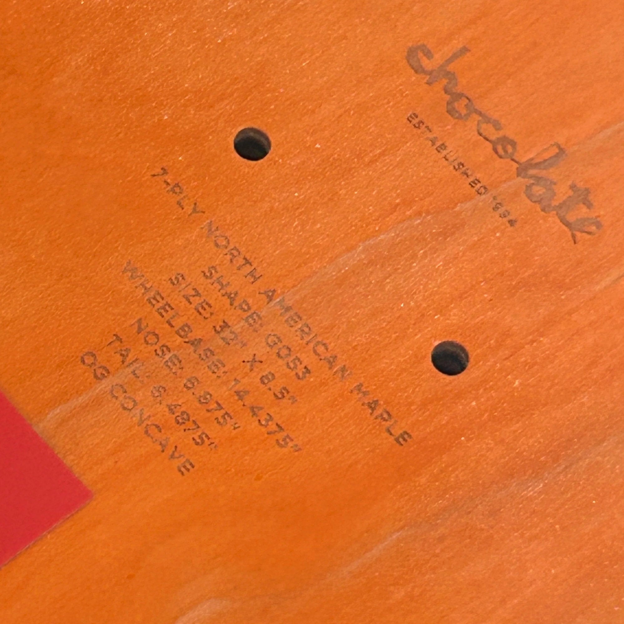 Chocolate 30th Anniversary x "Wien" Deck - 8,125" Deck Chocolate Skateboards