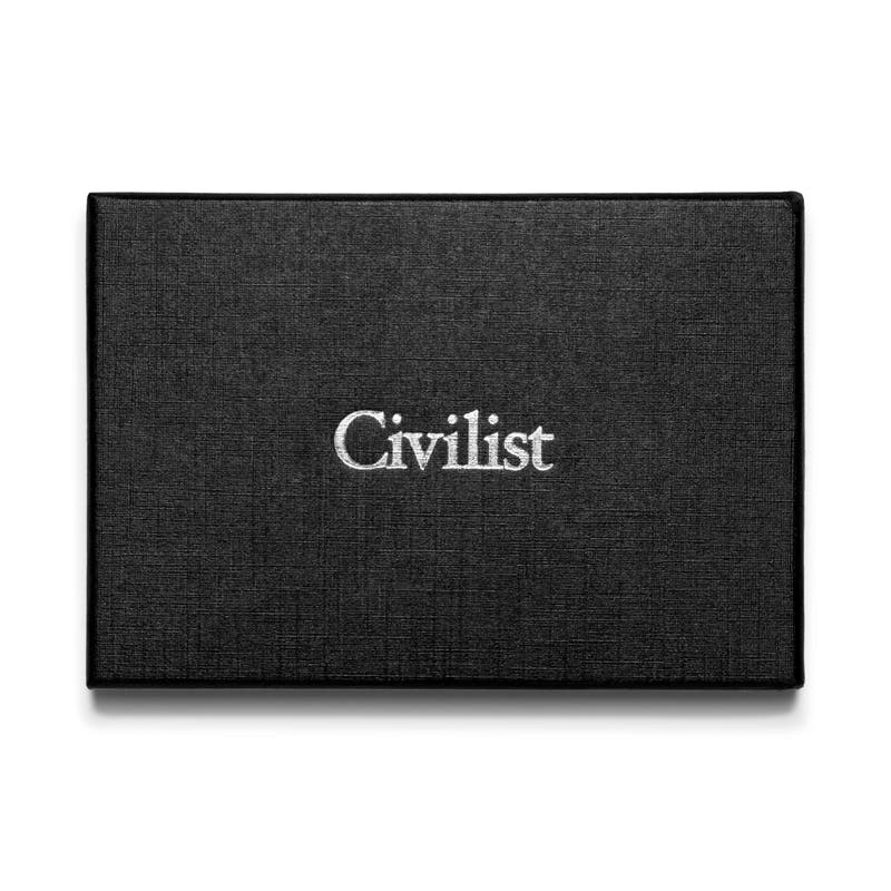 Civilist Zippered Leather Wallet Geldbörsen Civilist
