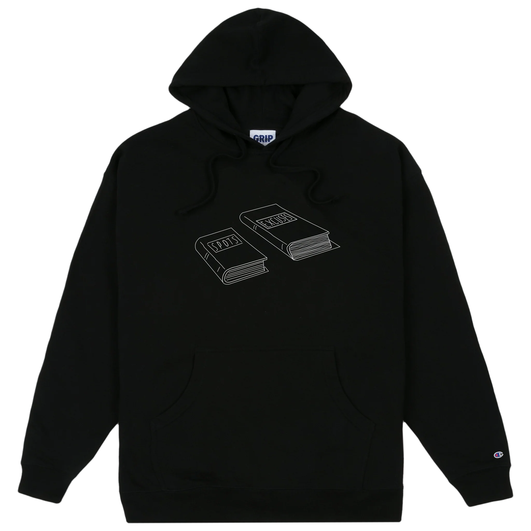 Classic Grip Excuses Book Hoodie Herren Hoodie Classic Griptape