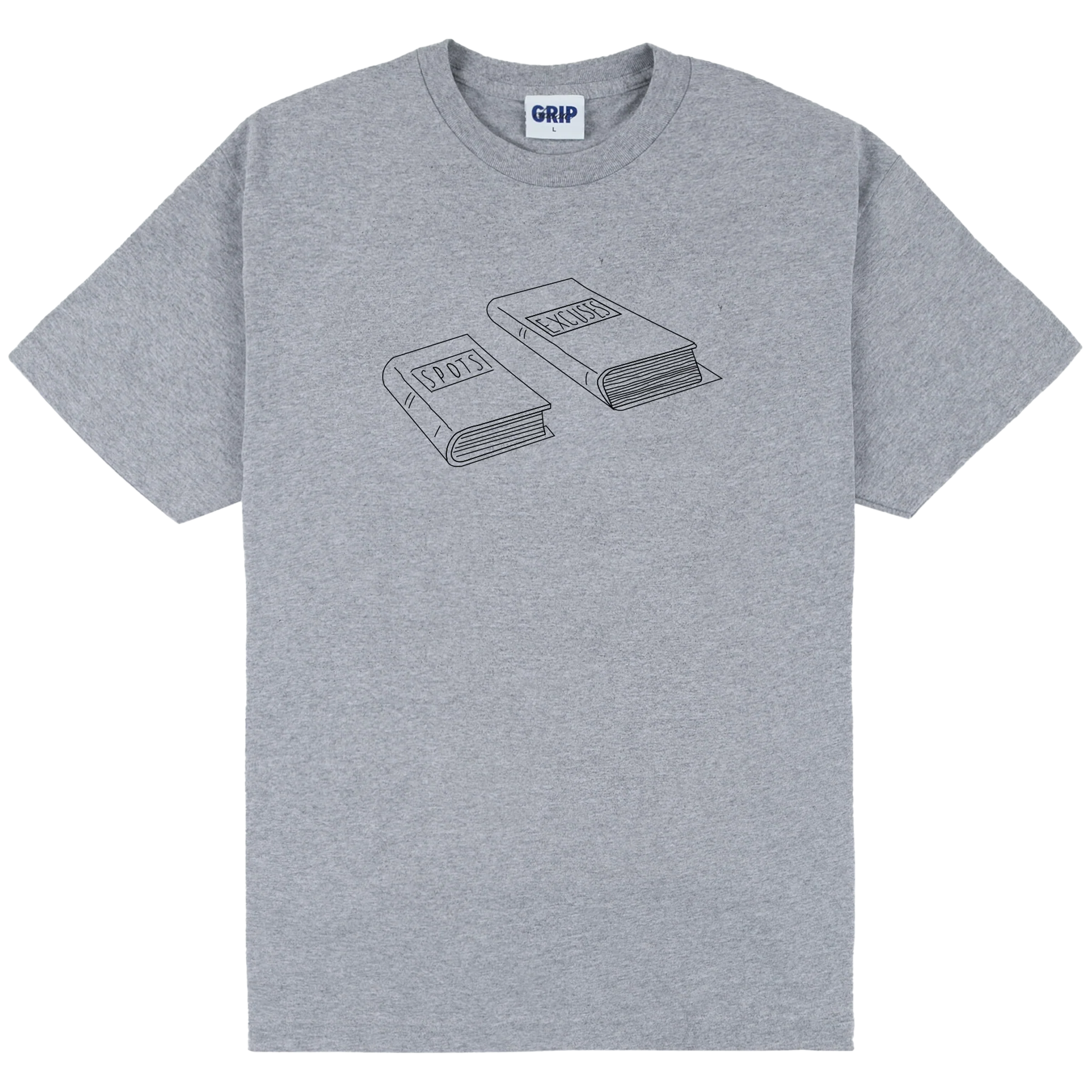 Classic Grip Excuses Book T-Shirt Herren T-Shirt Classic Griptape