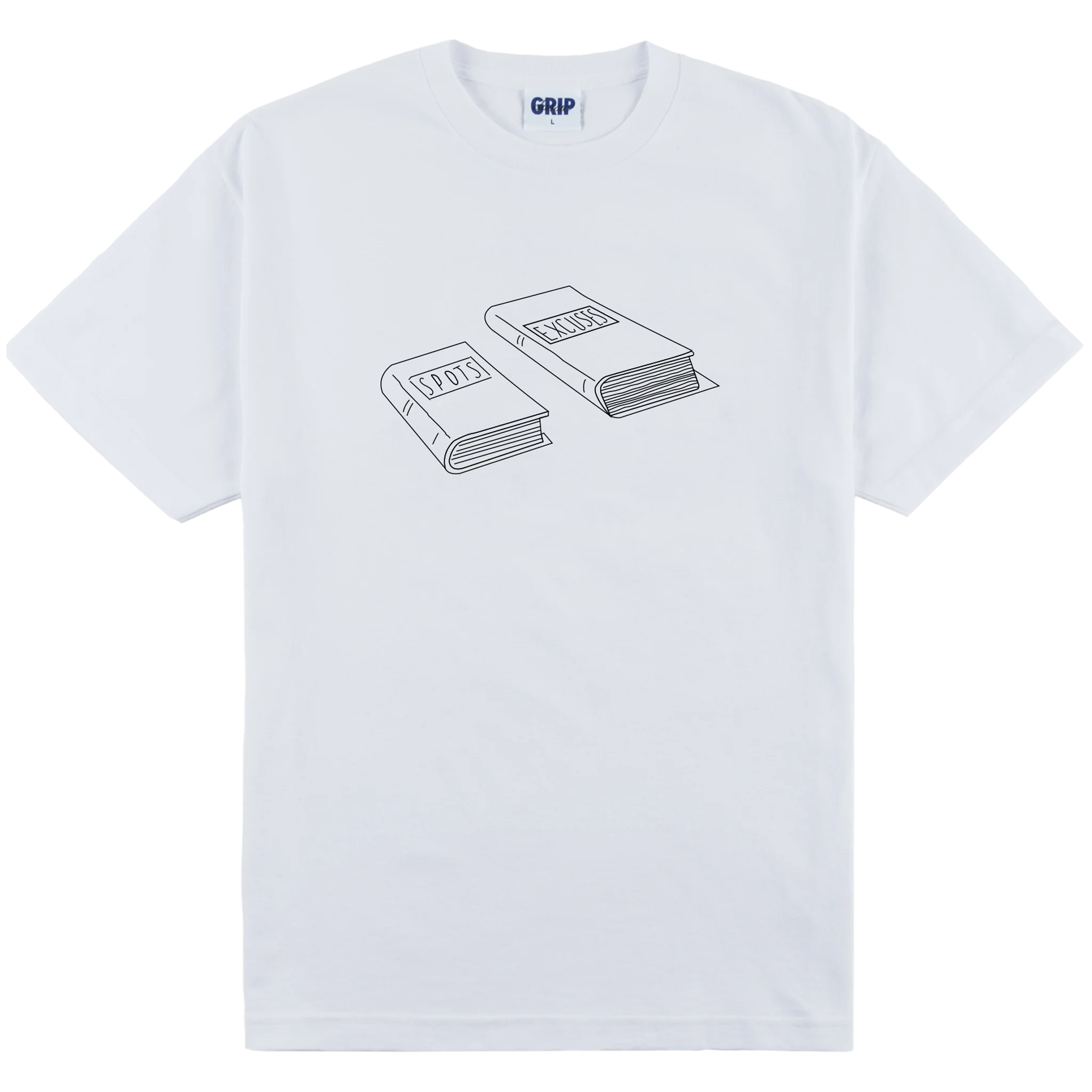 Classic Grip Excuses Book T-Shirt Herren T-Shirt Classic Griptape