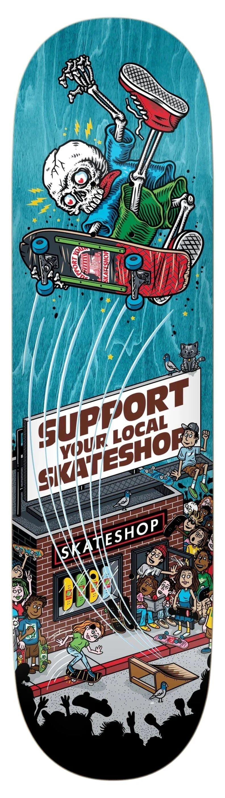 Deluxe Skateshop Day "Shop Keepers" Deck - 8.25" Decks Deluxe (Real,Antihero,Krooked etc.)