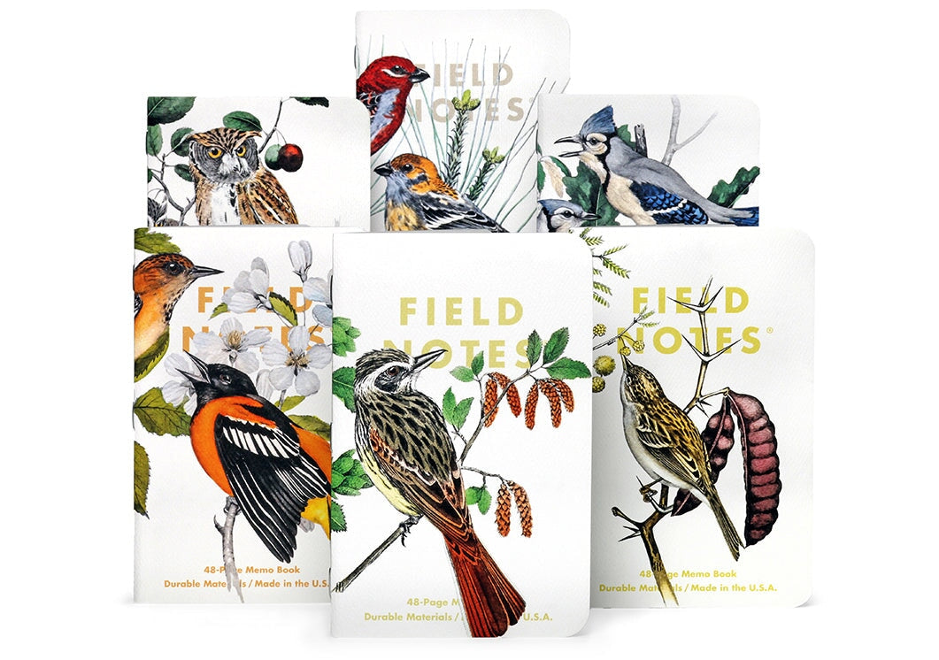 Field Notes "Birds & Trees of North America" Pack 3-Pack Notizheft Notizhefte Field Notes