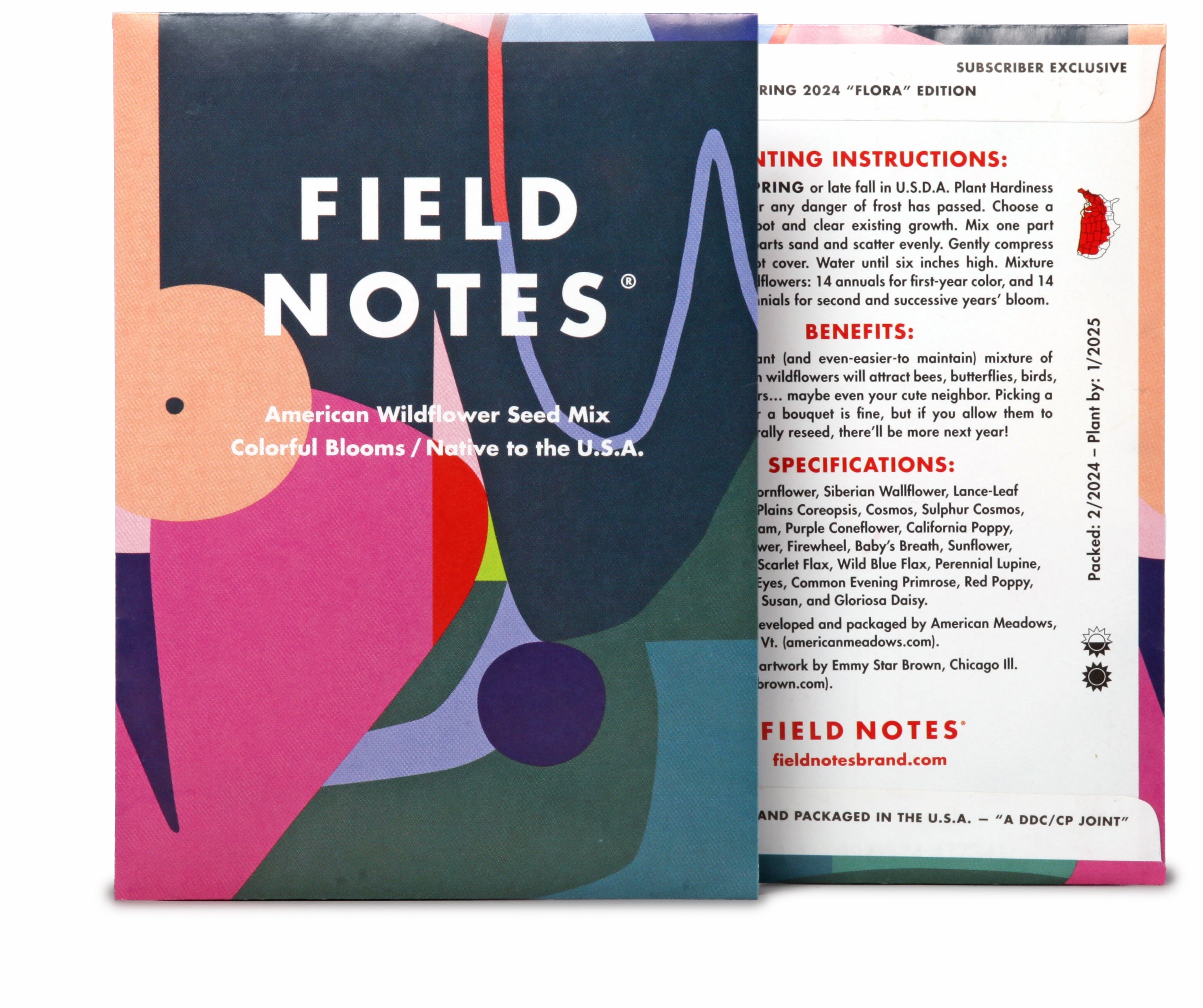 Field Notes "Flora" 3-Pack Notizheft Notizhefte Field Notes
