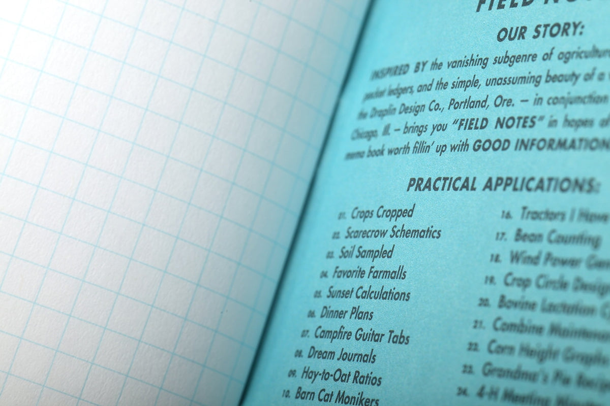 Field Notes "Heartland" 3-Pack Notizheft Notizhefte Field Notes