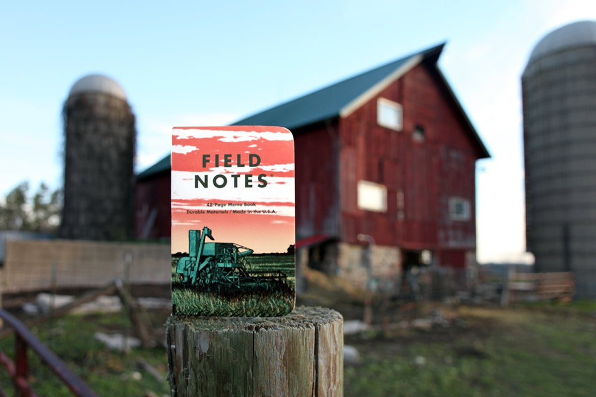 Field Notes "Heartland" 3-Pack Notizheft Notizhefte Field Notes