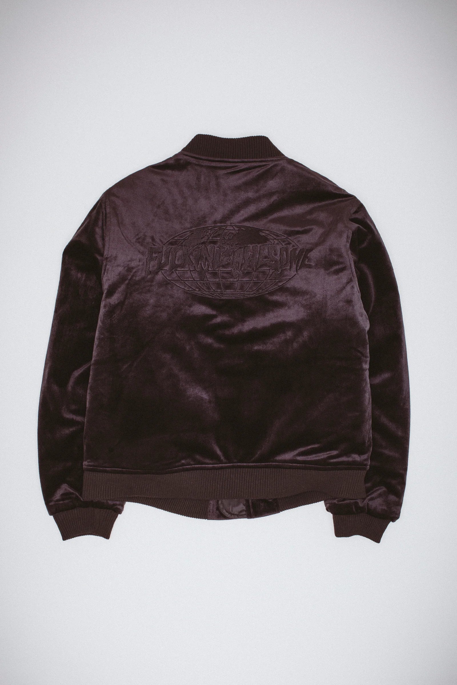 Fucking Awesome Velour Bomber Jacket Herren Bomberjacke Fucking Awesome