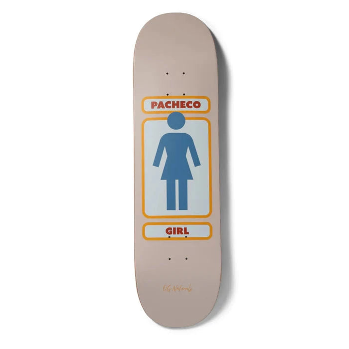 Girl Pacheco 93 Naturals Deck - 8.375" Decks Girl Skateboards