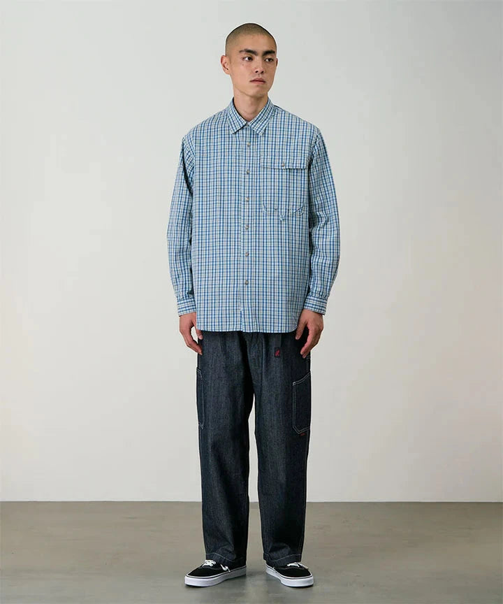 Gramicci Poplin Millwood Shirt Herren Langarm-Hemd Gramicci