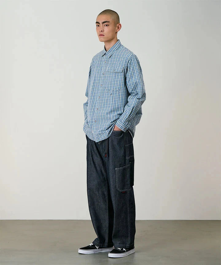 Gramicci Poplin Millwood Shirt Herren Langarm-Hemd Gramicci