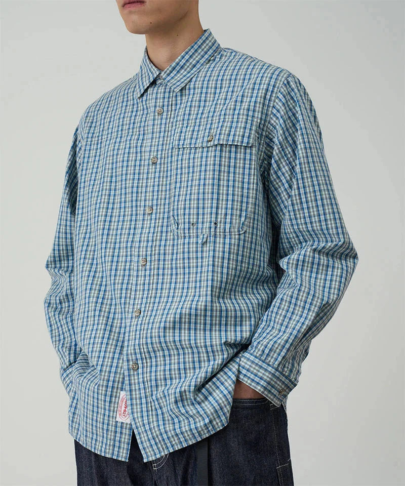 Gramicci Poplin Millwood Shirt Herren Langarm-Hemd Gramicci