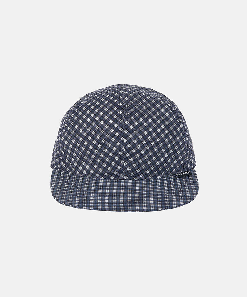 Mini Check Nylon Cap Navy Check Bild 2