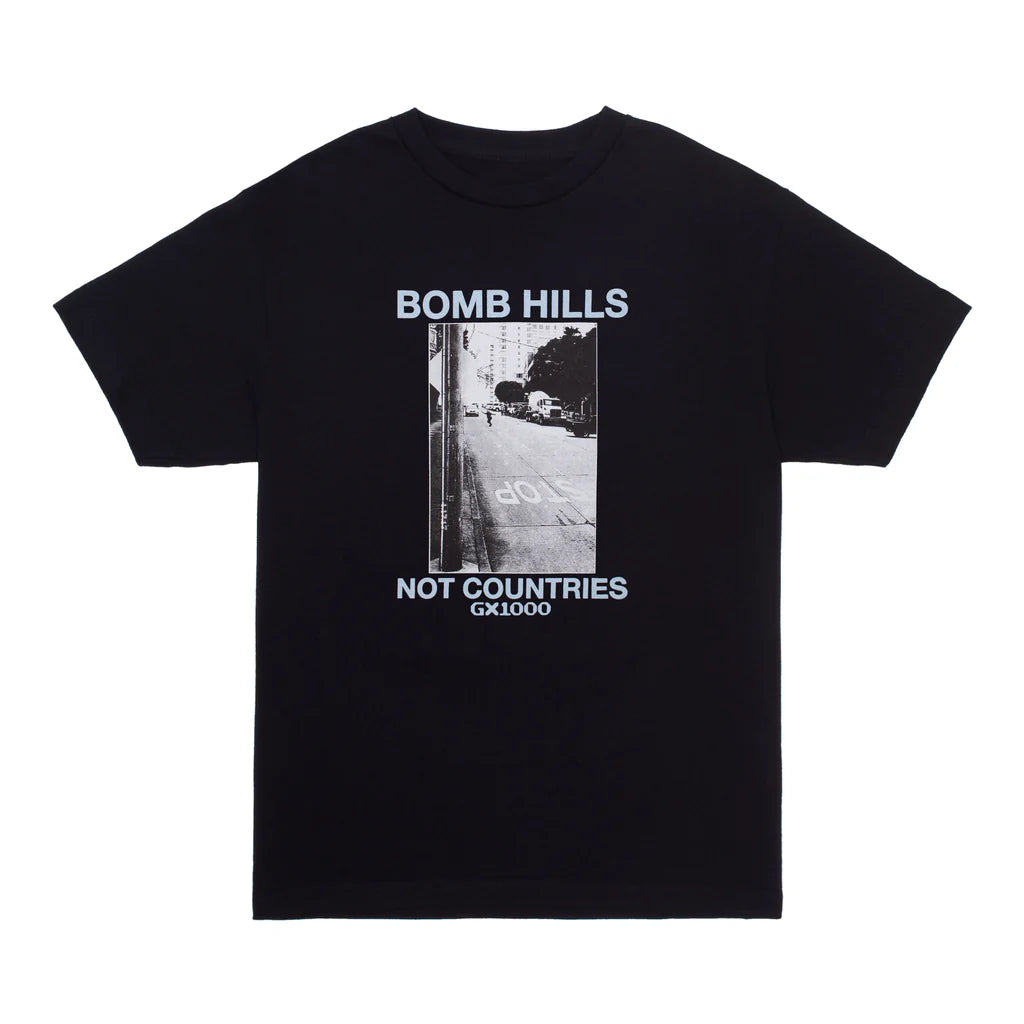 GX 1000 Bomb Hills Not Countries T-Shirt Herren T-Shirt GX 1000 Skateboards