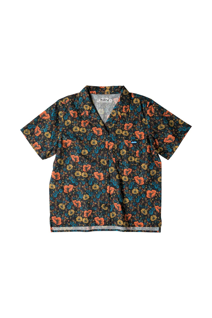 Kavu Cedar Springs Damen Hemd Kurzarm-Hemd Kavu