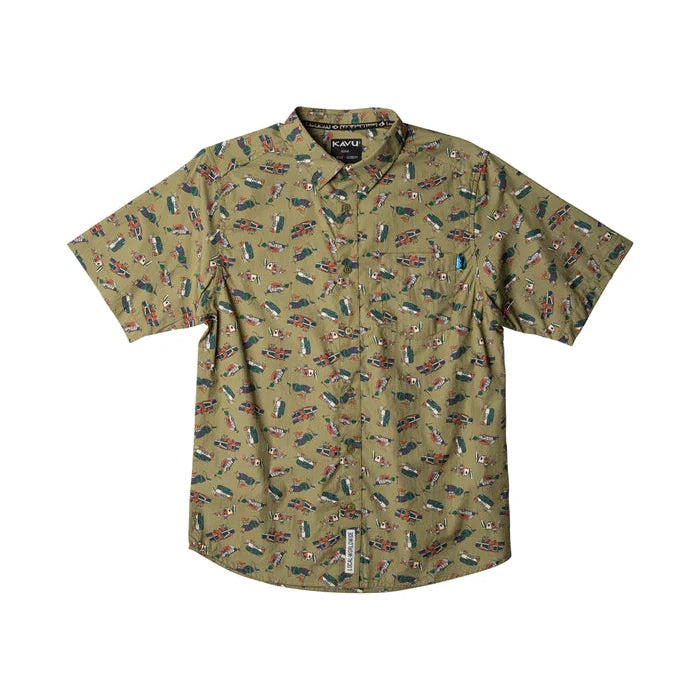 Kavu Festaruski Herren Hemd Kurzarm-Hemd Kavu