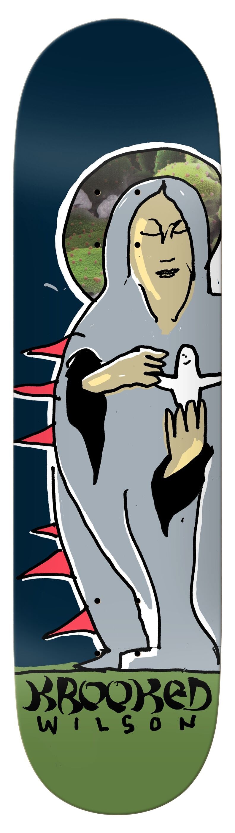 Krooked Bird Keeper Wilson Deck - 8.25" Decks Krooked Skateboards