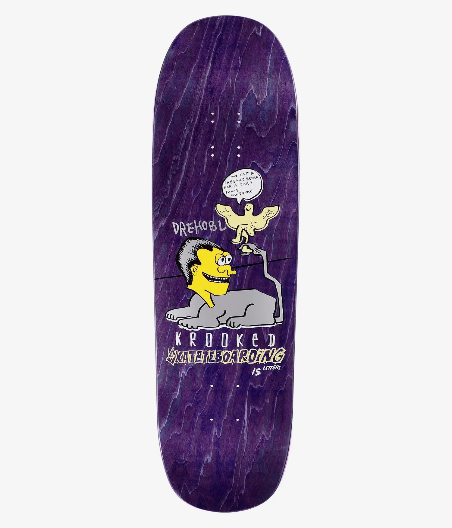 Krooked Drehobl Cresant Deck - 9,25" Decks Krooked Skateboards