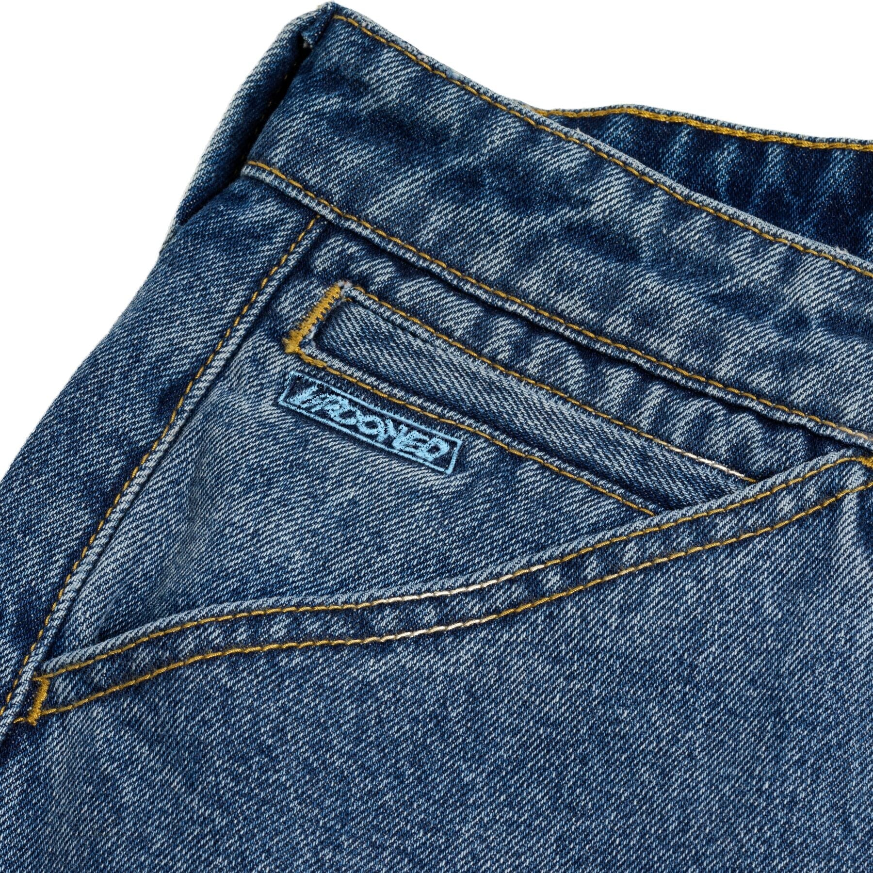 Krooked Eyes Denim Twill Pants Herren Jean Krooked Skateboards