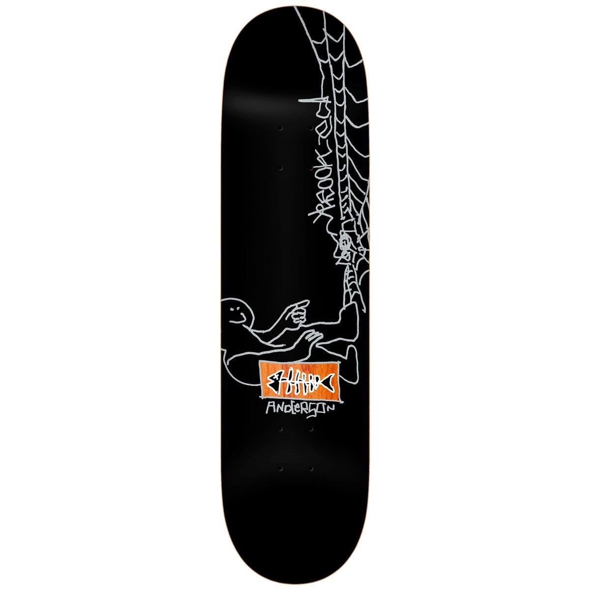 Krooked Gone Fishin Anderson Deck - 8.38" Decks Krooked Skateboards