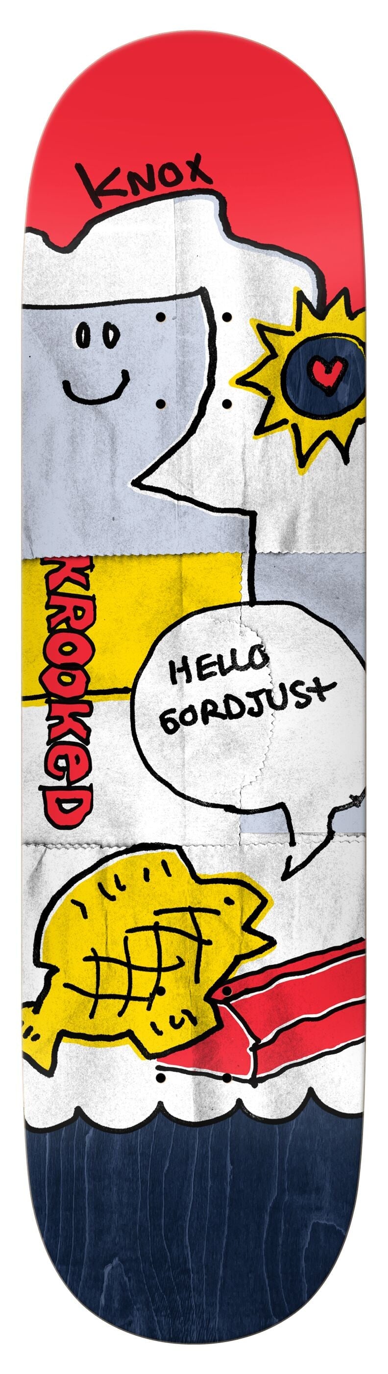 Krooked Gordjust Knox Deck - 8.5" Decks Krooked Skateboards